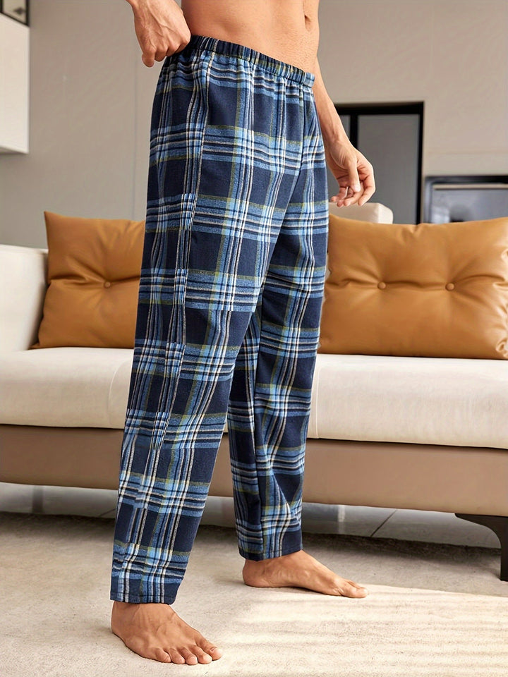 Levoire | Pantalons De Pyjama À Carreaux Pour Hommes