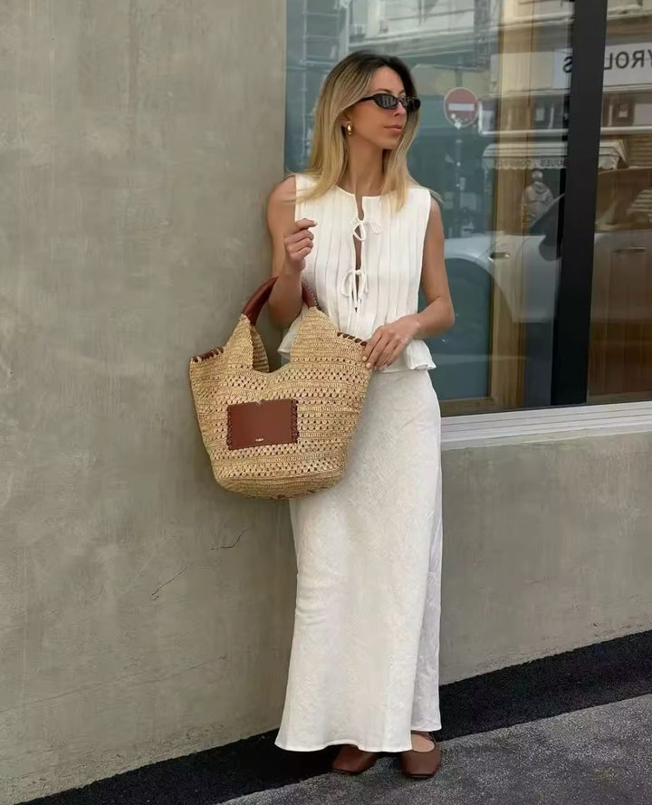Levoire | Breeze Co Ord Set ( Élégant, Léger, Méditerranéen Parfait Pour L'Ambiance Estivale )