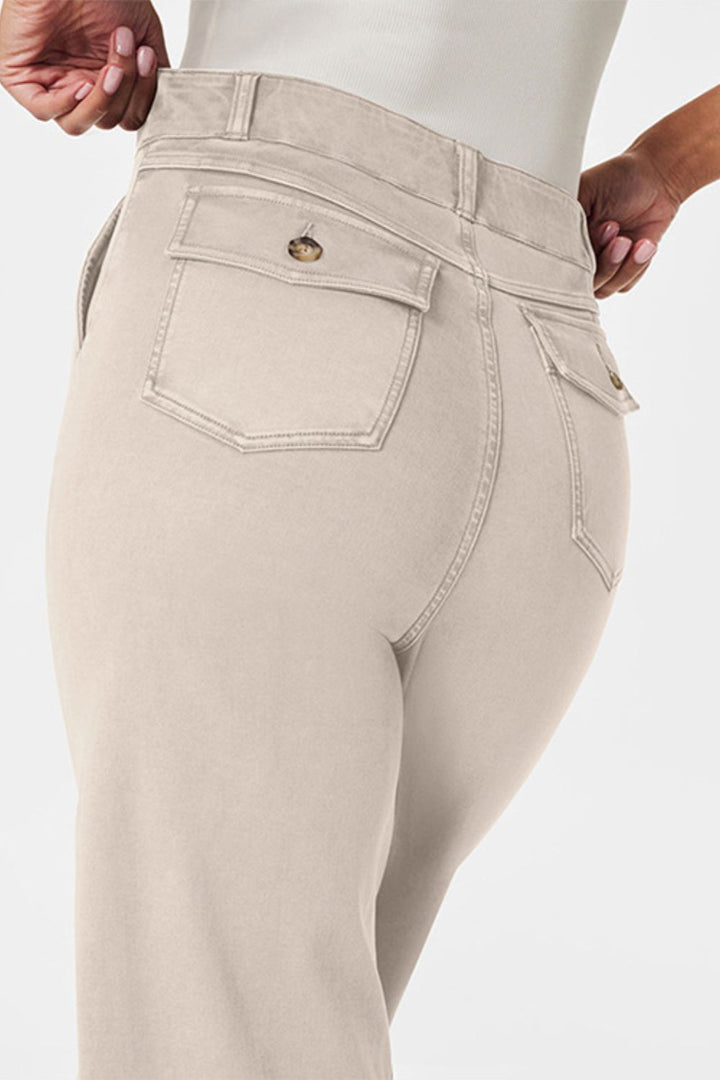 Levoire | Jean Taille Haute Avec Poches Classiques, Élégant Et Polyvalent