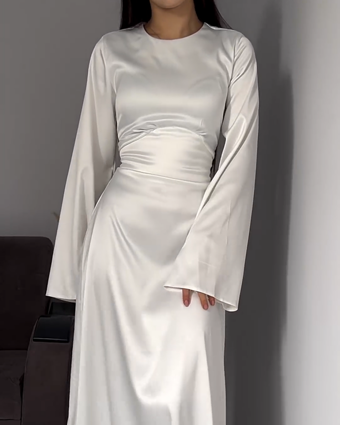 Levoire | Robe de soirée élégante avec corset Blanc