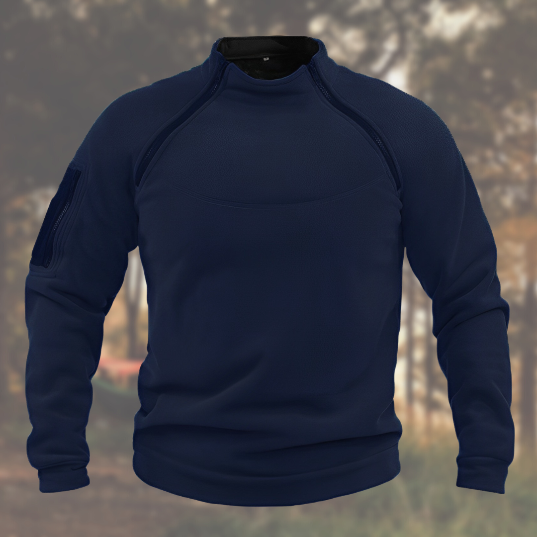 Levoire | Pull En Polaire Pour Hommes Bleu