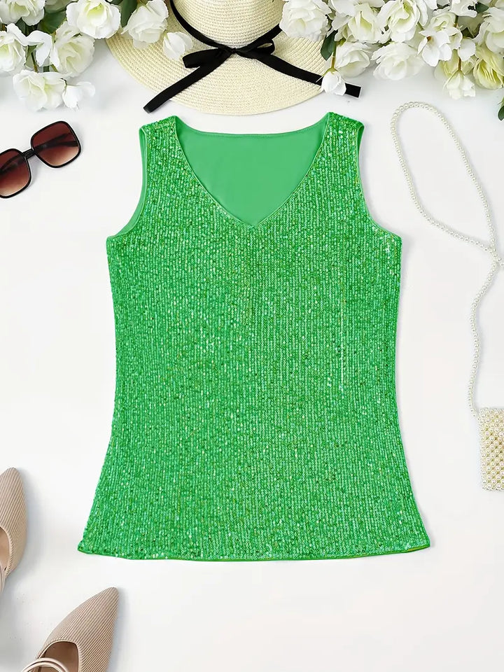 Levoire | Haut De Maillot Sans Manches Avec Des Paillettes