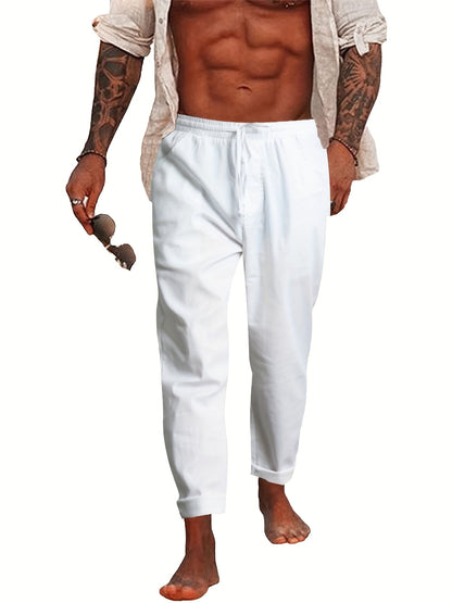 Levoire | Unis Couleur Détente-Fit Robes D'Été Blanc