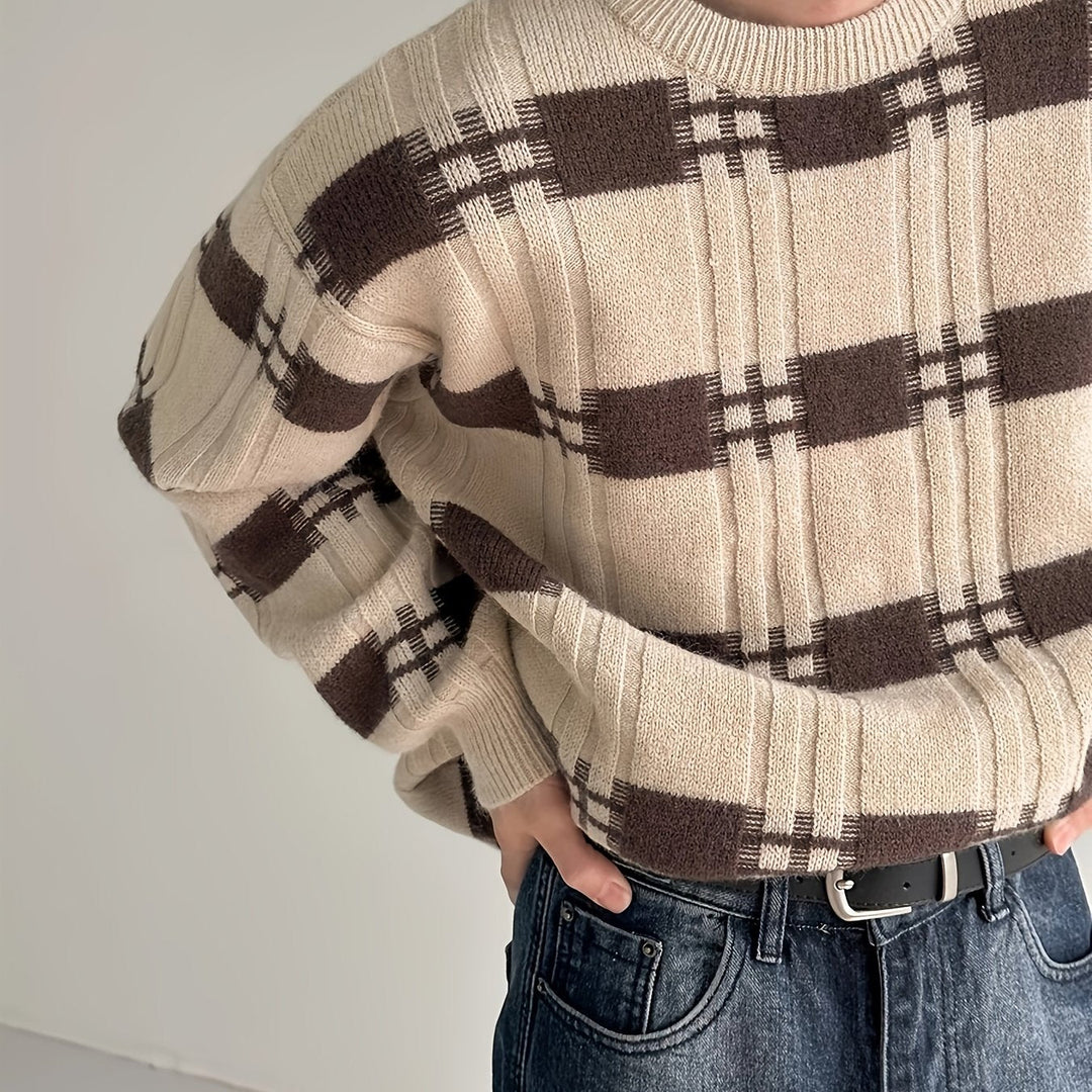Levoire | Pull-Over Rayé Pour Hommes