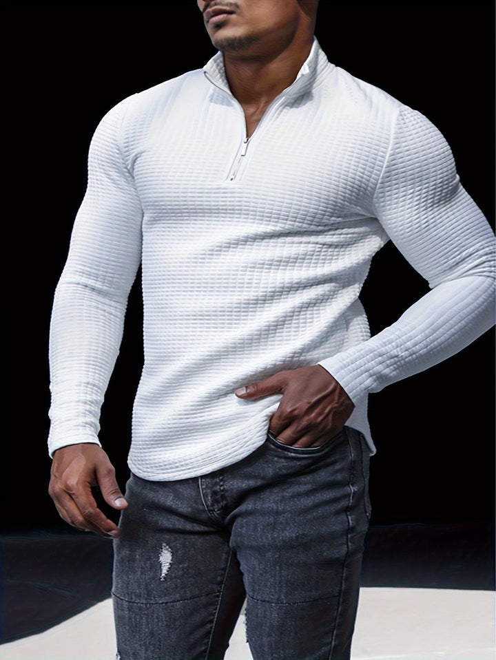 Levoire | Pull-Over Pour Homme À Demi-Zip Et Col Montant