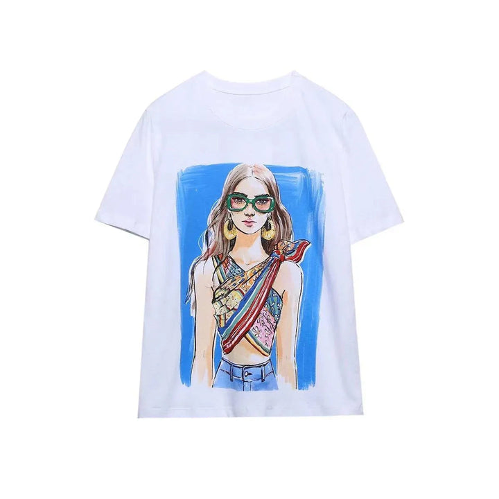 Levoire | t-shirt imprimé à manches courtes pour femmes Image 5