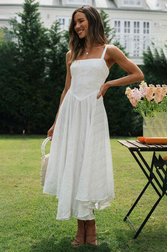 Levoire | Robe Cami Sans Manches À Décolleté Carré Avec Larges Bretelles