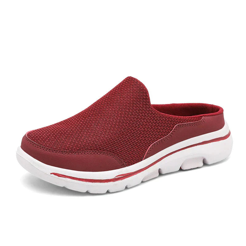 Levoire | Chaussures De Maison Respirantes Confortables Pour Hommes Rot