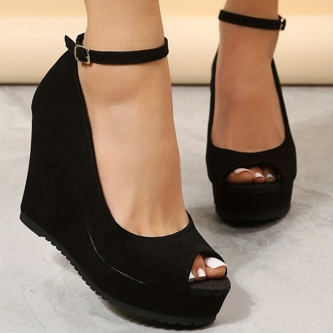 Levoire | Sandales Noir Femmes Talon Haut