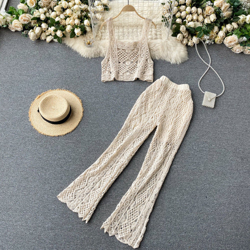 Levoire | Ensemble Veste et Pantalon Schlag en tricot