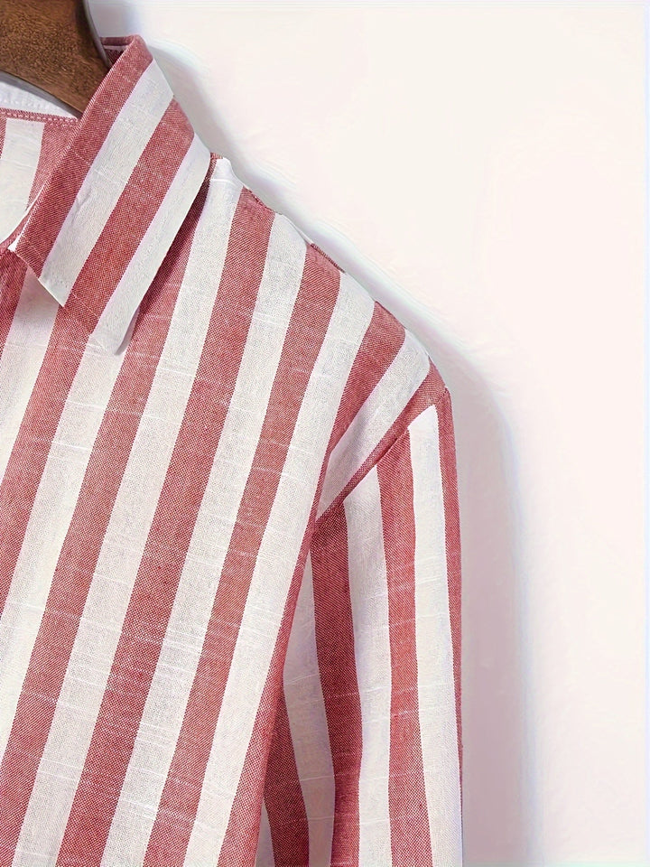 Levoire | Chemise À Manches Longues Rayée Pour Homme