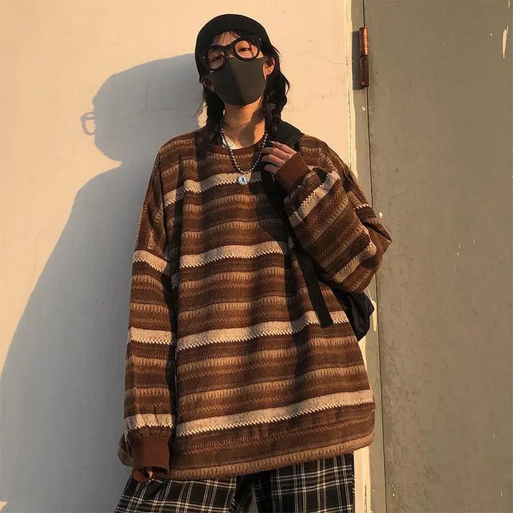 Levoire | T-Shirt Décontracté Et Stylé Hiver marron