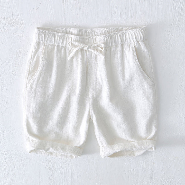 Levoire | Shorts En Lin Léger Blanc