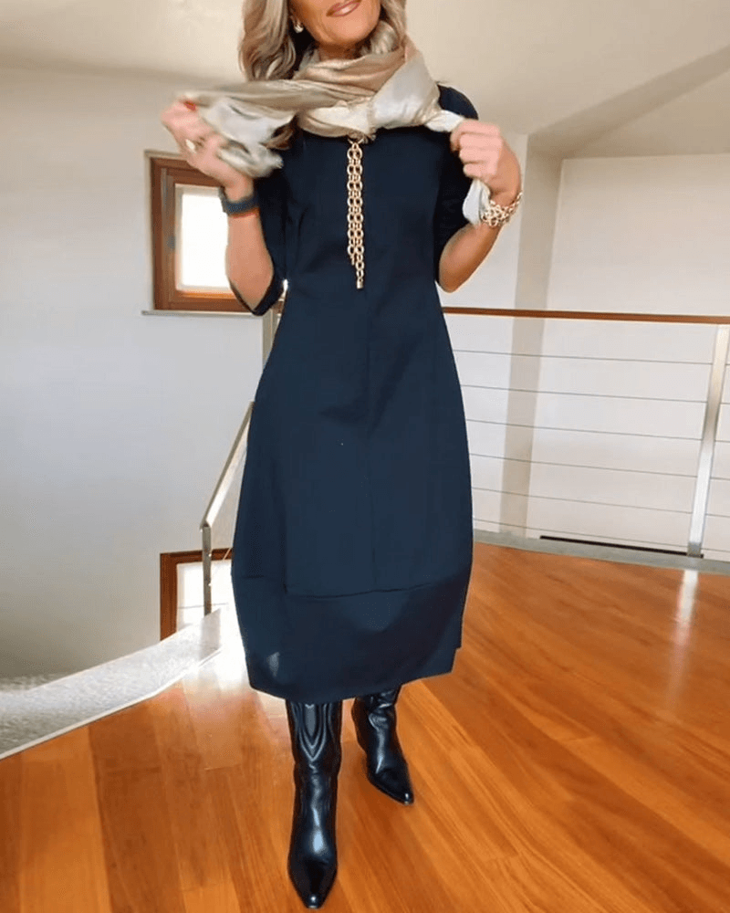 Levoire | Robe Midi Pour Femmes Avec Des Plaques Subtiles