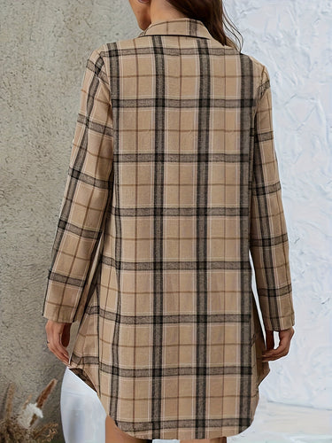 Levoire | Robe À Manches Courtes Élégante Avec Motif Aléatoire Et Décolleté En V