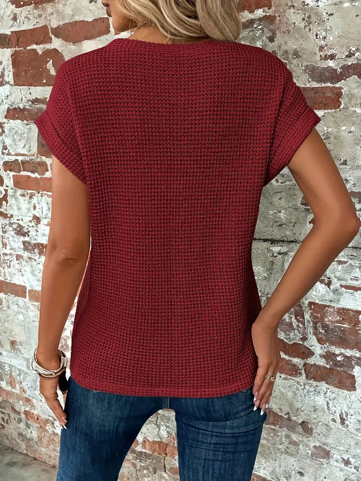 Levoire | T-Shirt Décontracté À Manches Courtes Et Col Rond