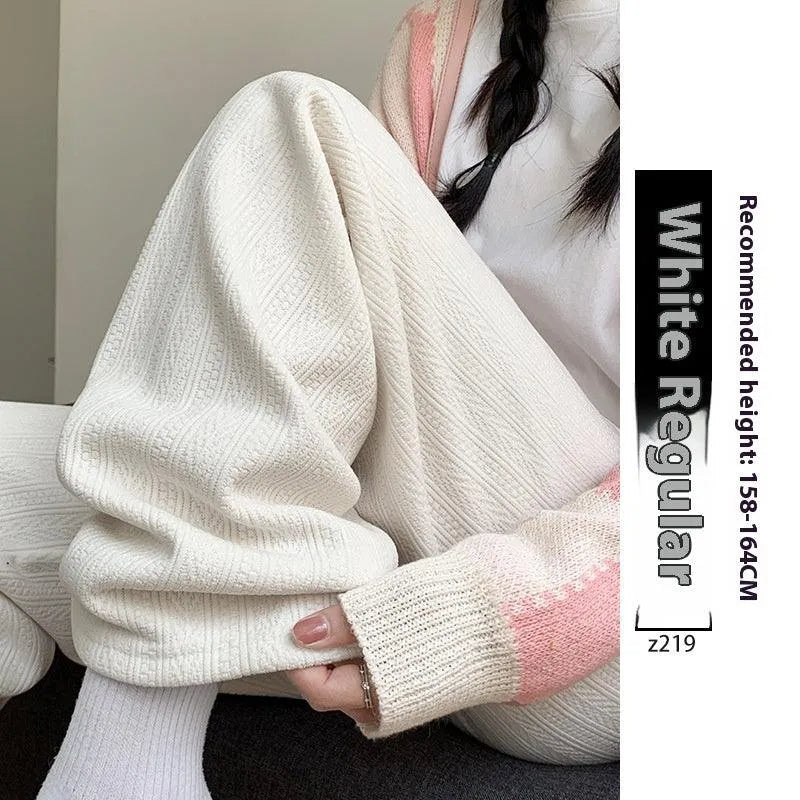 Levoire | Pantalons Ely avec jambe droite Beige Regular Mince