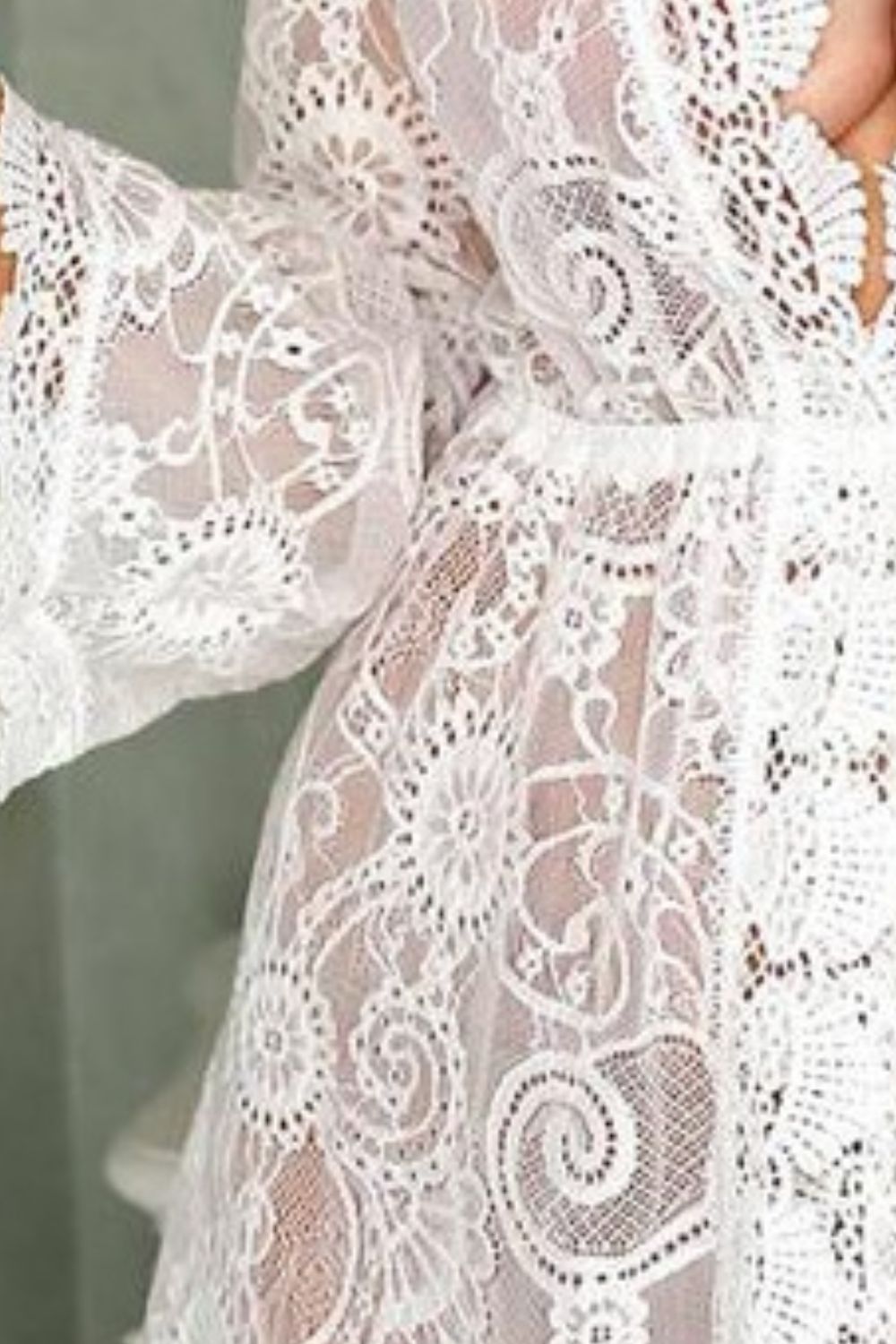 Levoire | V-Découpe Dentelle Création De Couverture Robe