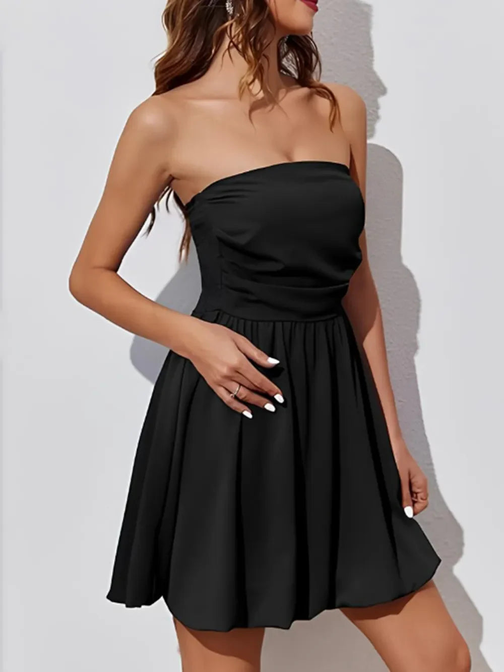 Levoire | Décolleté En Surplis Robe Maxi Sans Manches