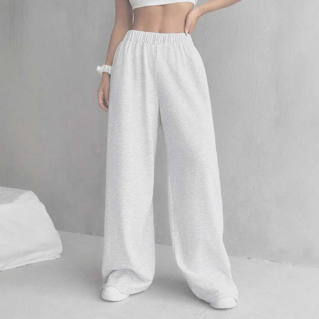 Levoire | Helle Pantalons de sport Uni Casual Blanc