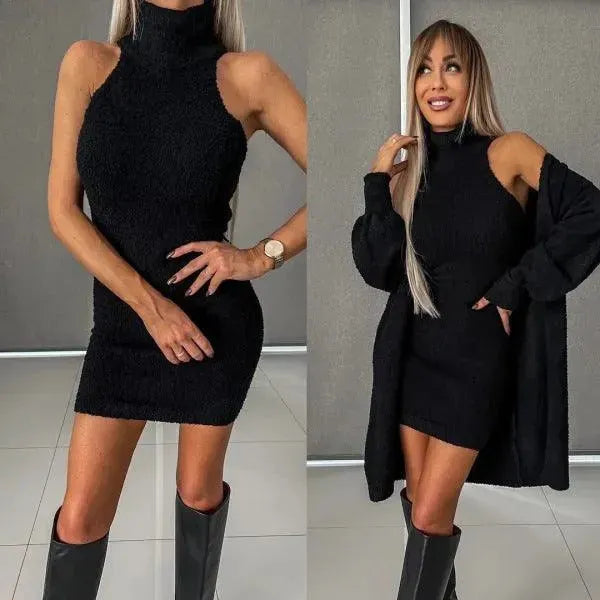 Levoire | Robe pour femmes avec veste Noir
