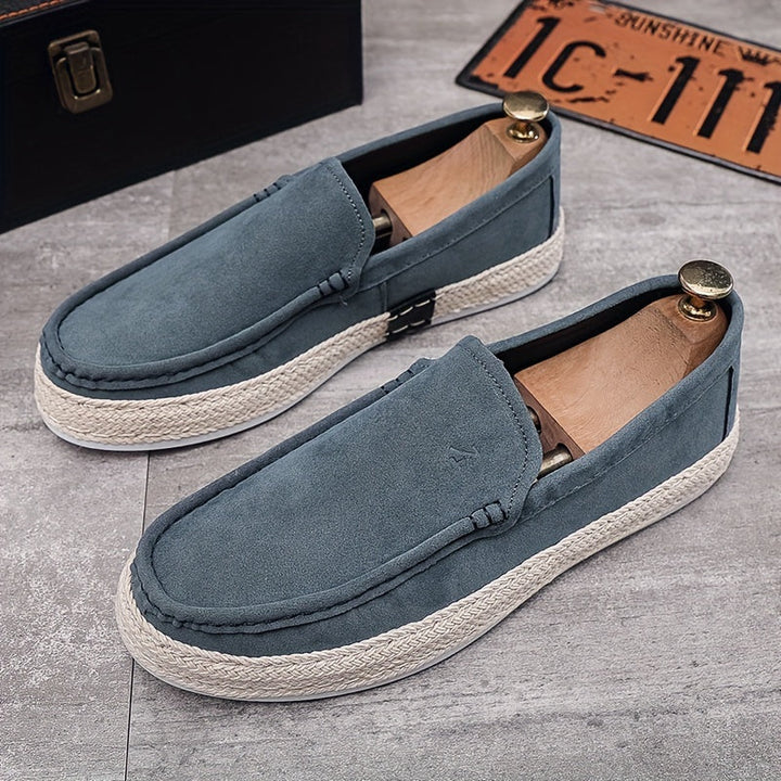 Levoire | Chaussures Hommes Slip On Flexibles Bleu