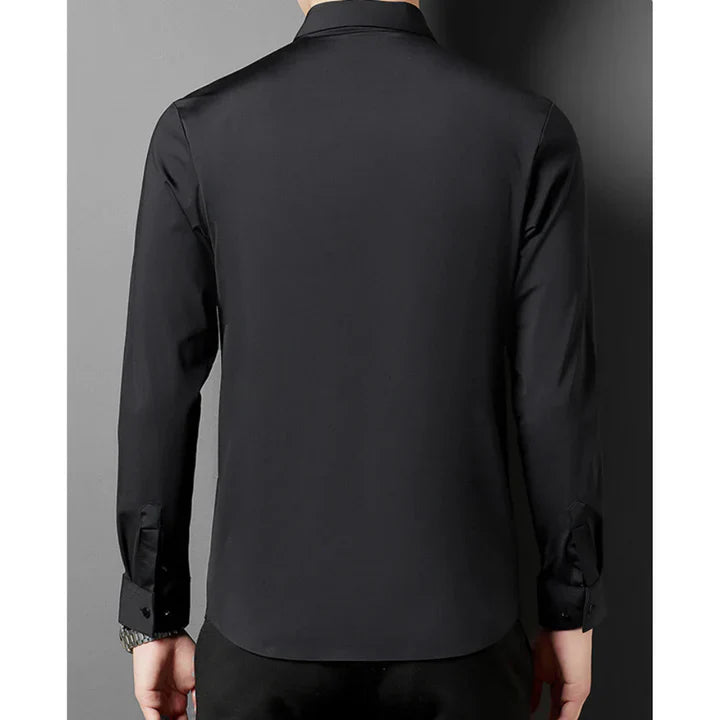 Levoire | Robe chemise ajustée slim bouton en bas
