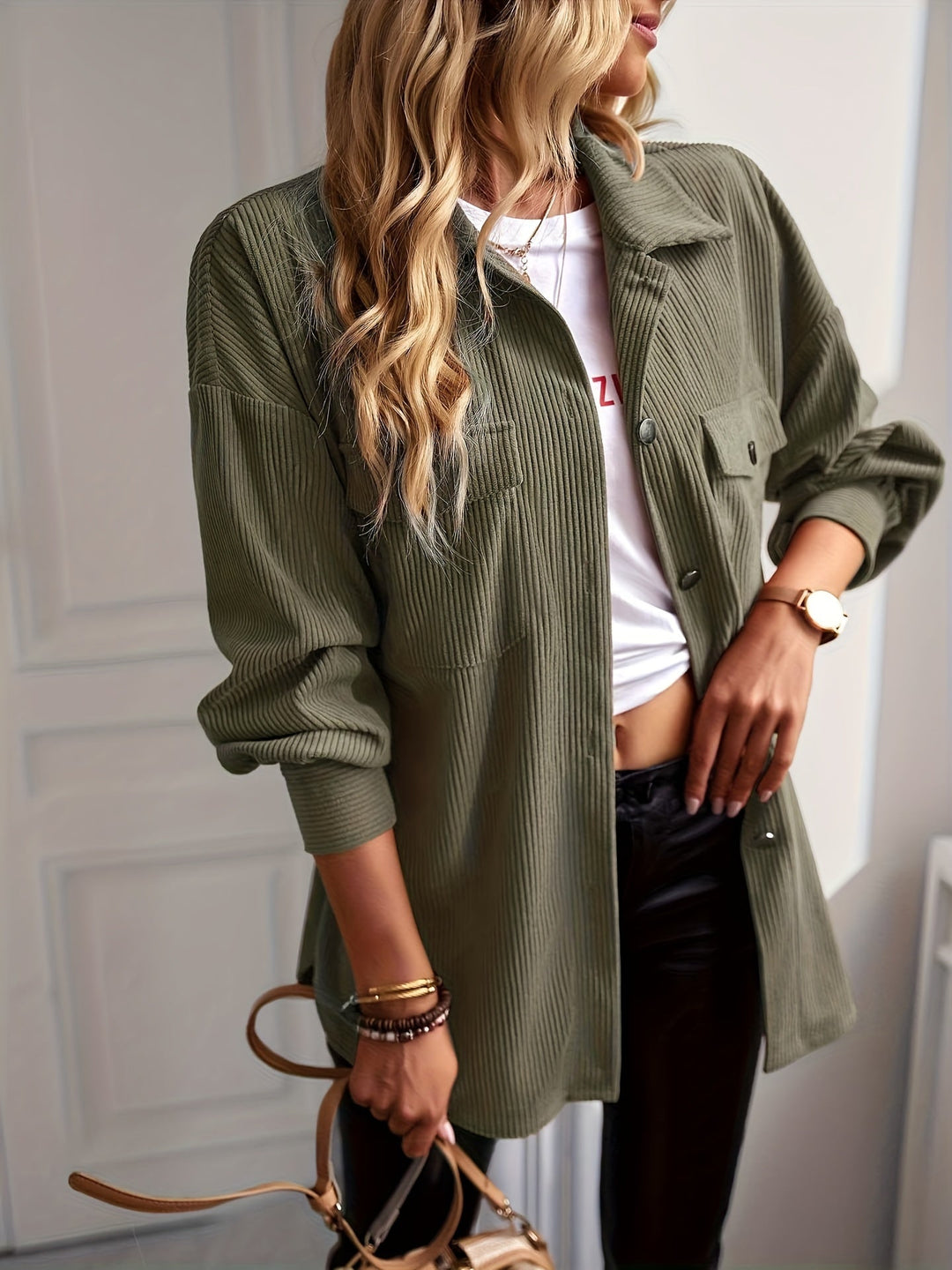 Levoire | Veste Avec Boutons Et Poches Pour Femmes