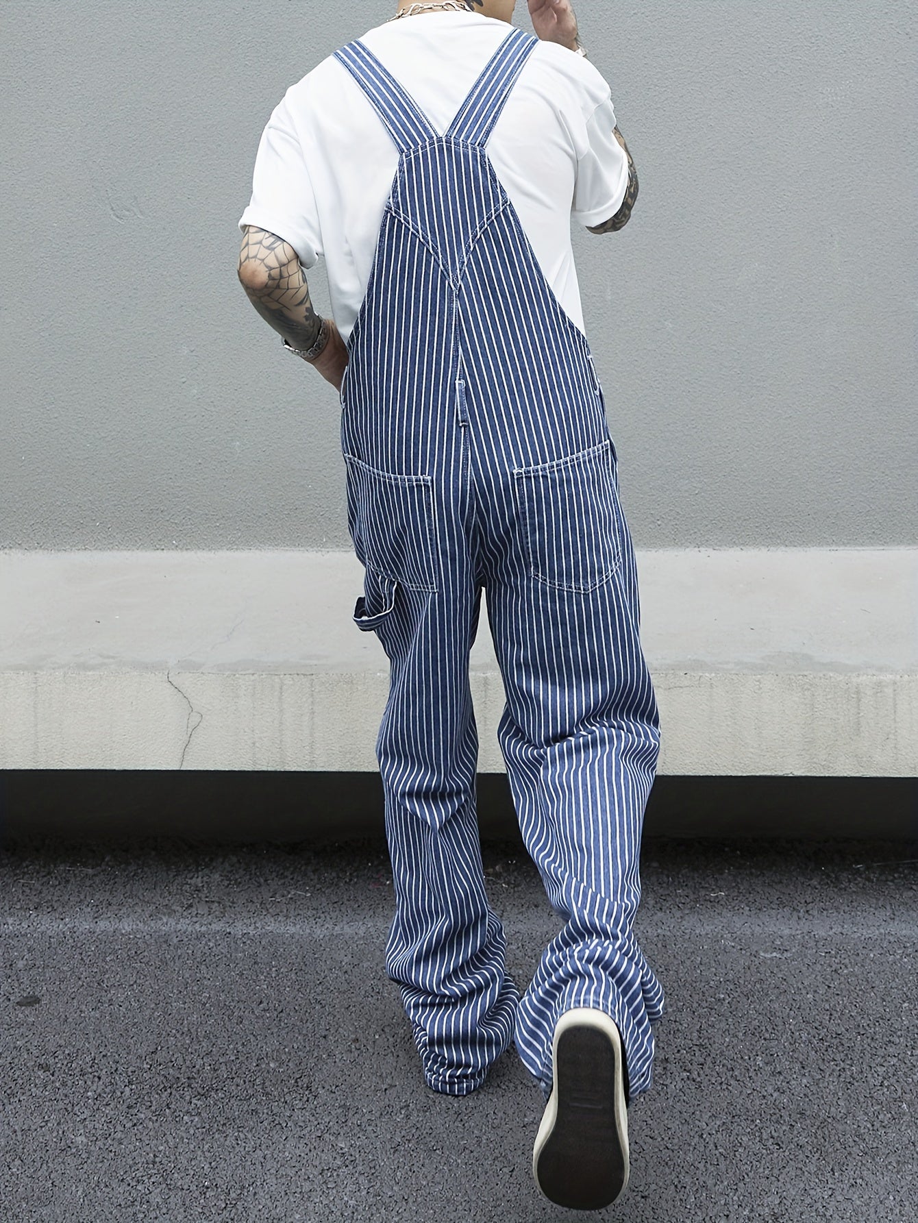 Levoire | Combinaison Détente En Jean Rayé