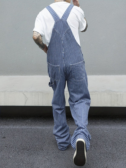 Levoire | Combinaison Détente En Jean Rayé