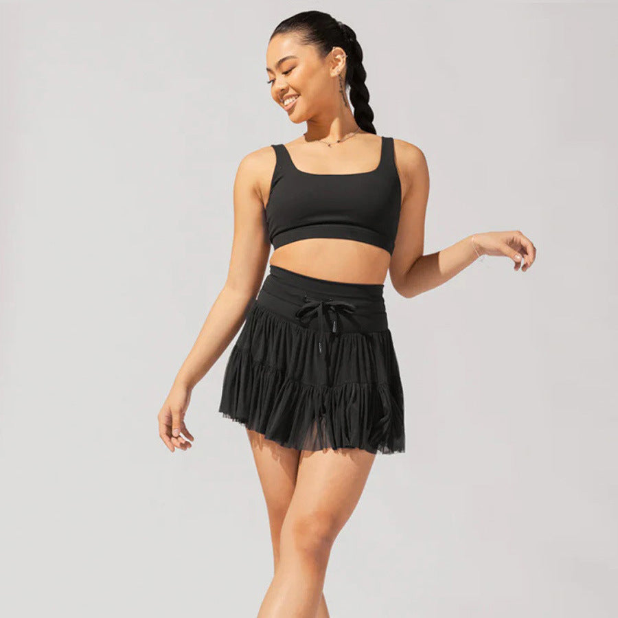 Levoire | Jupe Mini Taille Haute Avec Shorts De Sécurité