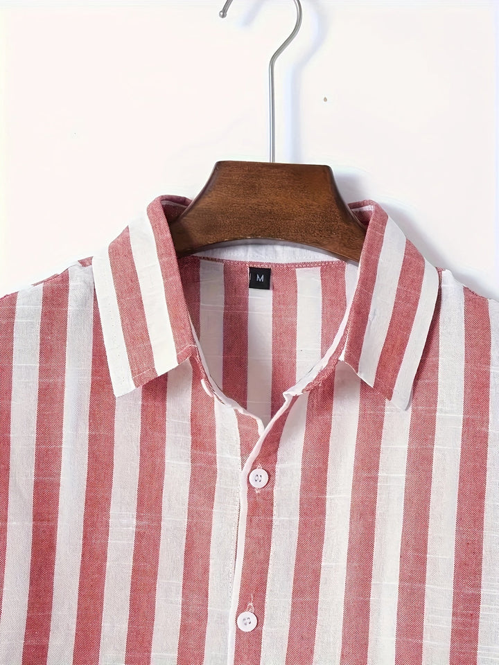 Levoire | Chemise À Manches Longues Rayée Pour Homme