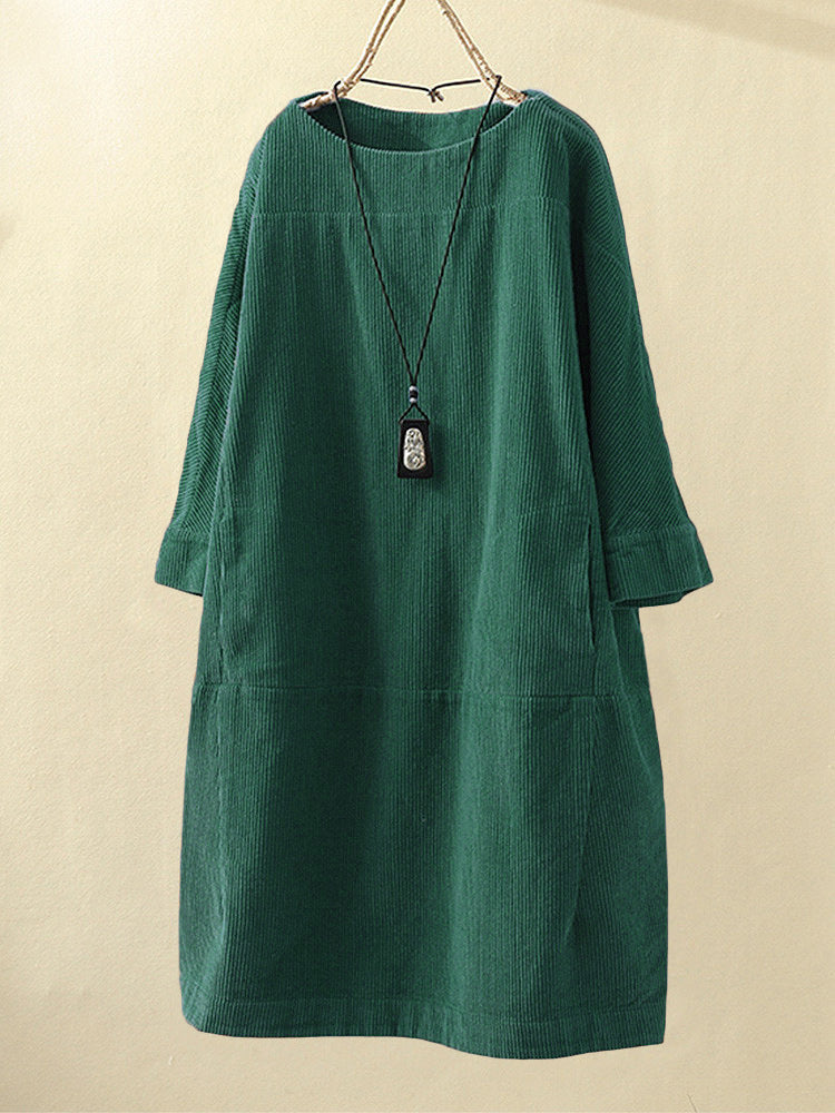 Levoire | Robe Élégante De Printemps Verte Vert