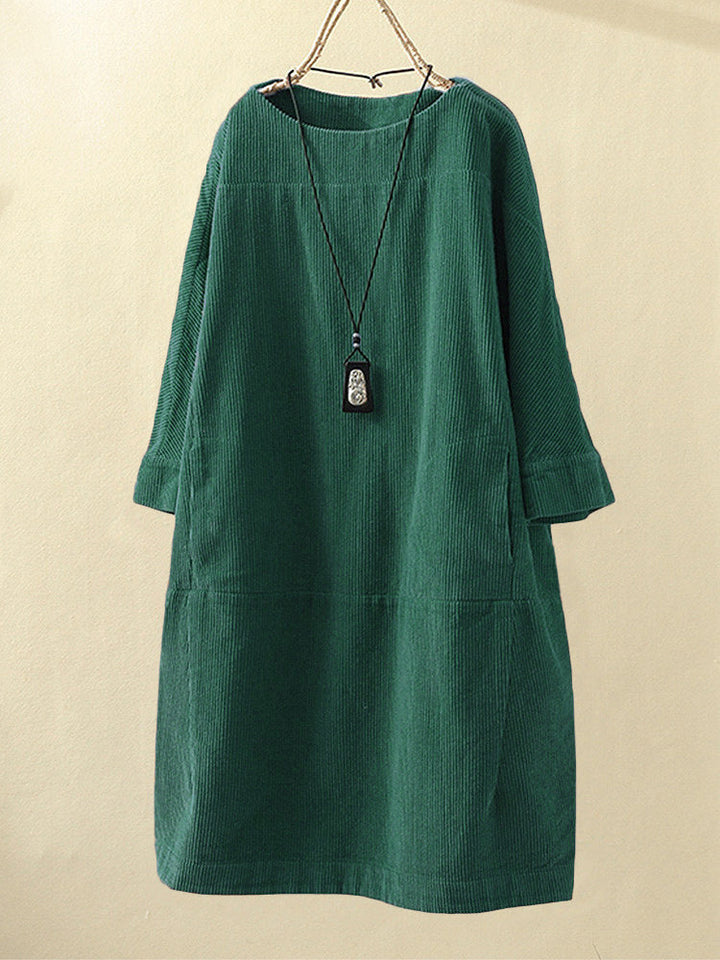 Levoire | Robe Élégante De Printemps Verte Vert
