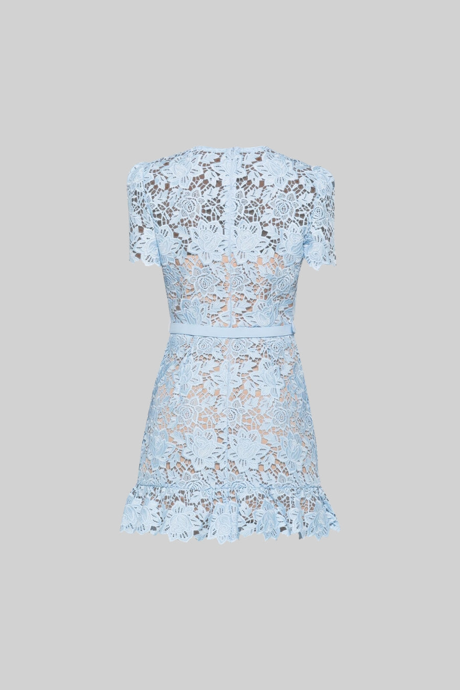 Levoire | Short Sleeve Floral Dress With Embroidery