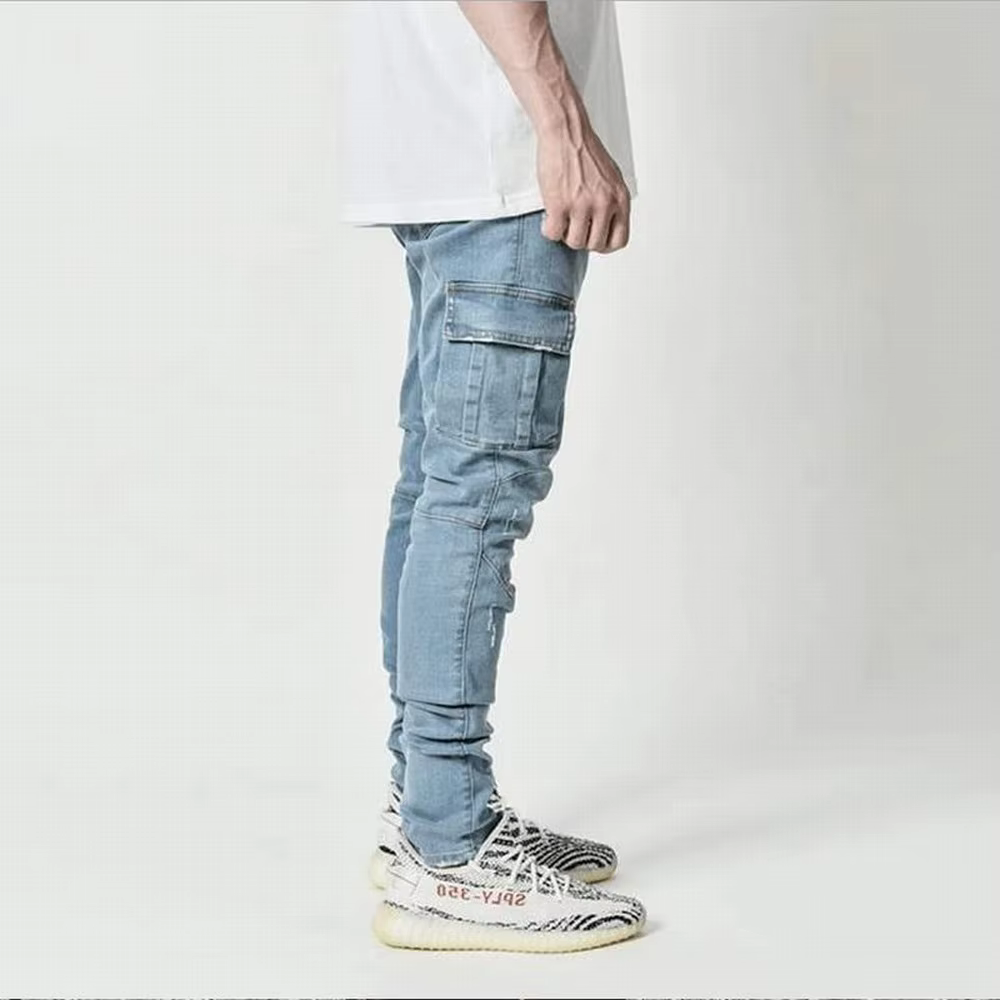 Levoire | Jeans cargo délavées avec poches