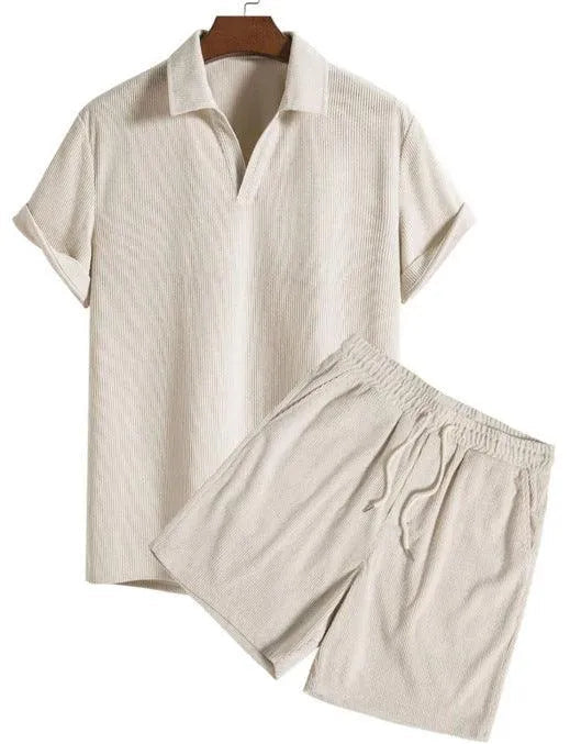 Levoire | Robe en velours à deux pièces Blanc lacté