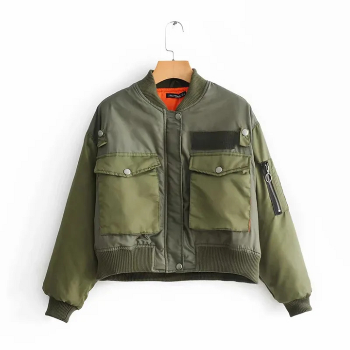 Levoire | Veste courte pour femmes chic Vert