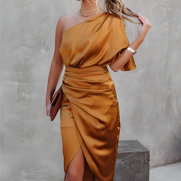 Levoire | Robe De Soirée Élégante Avec Une Épaule