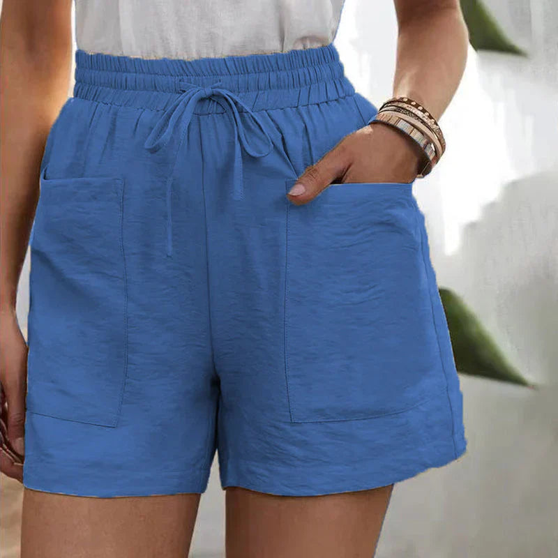 Levoire | Shorts Relaxants Avec Poches Bleu
