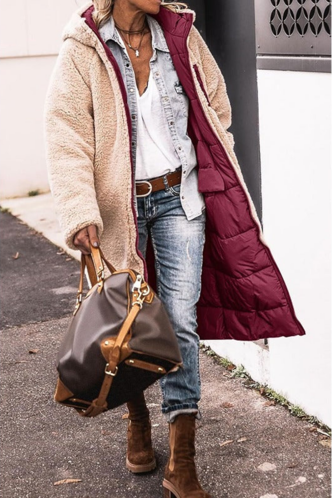 Levoire | Veste Réversible Élégante Pour Femmes