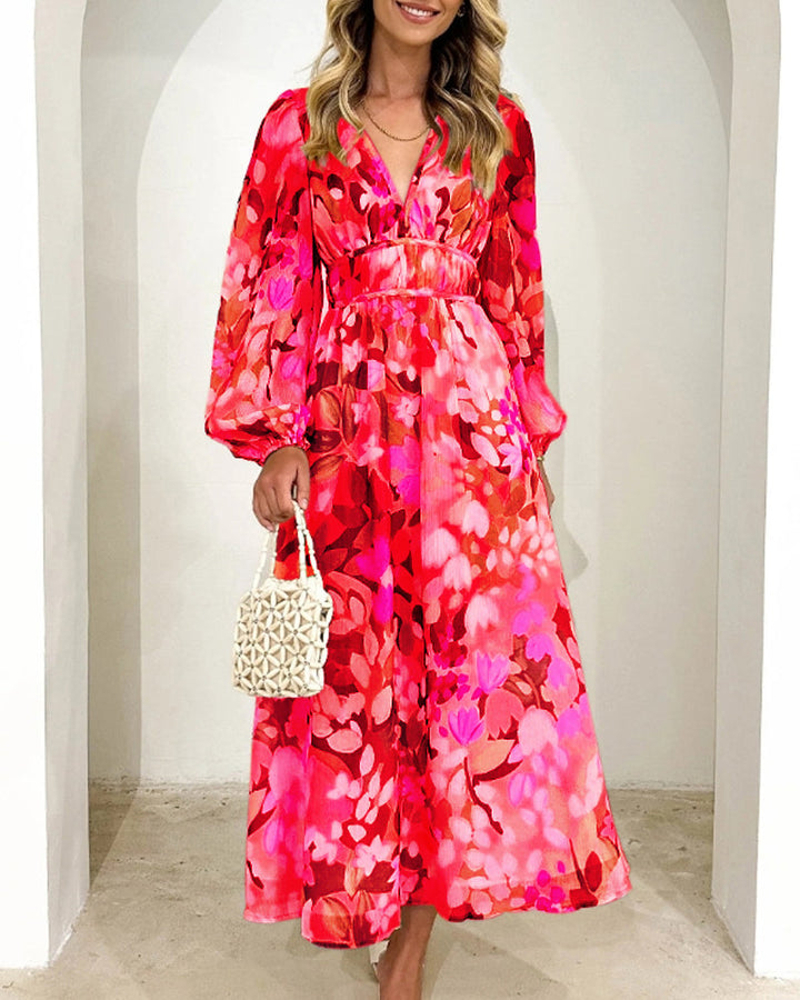 Levoire | Robe Maxi Boho À Fleurs