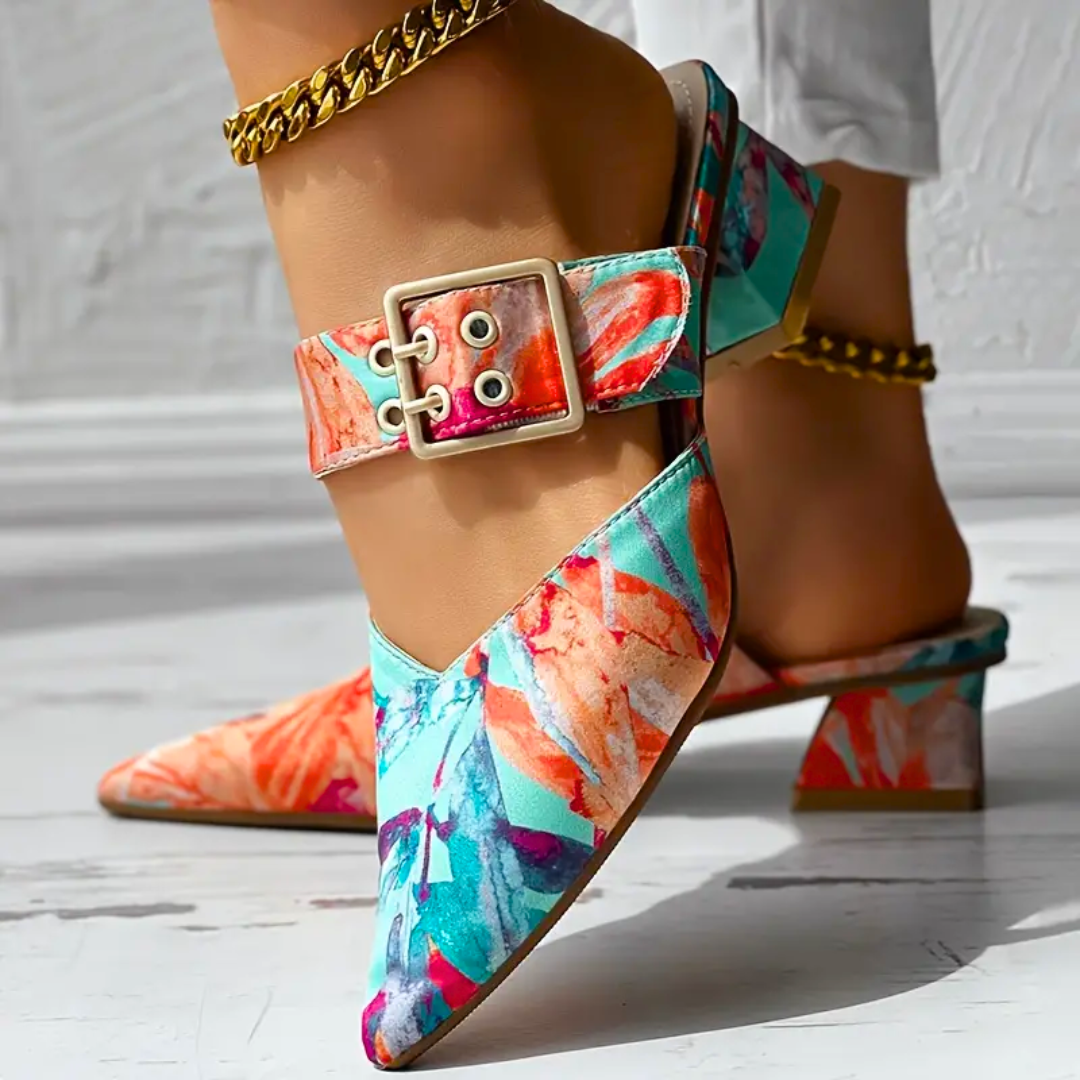 Levoire | Talons Colorés Confortables Orange