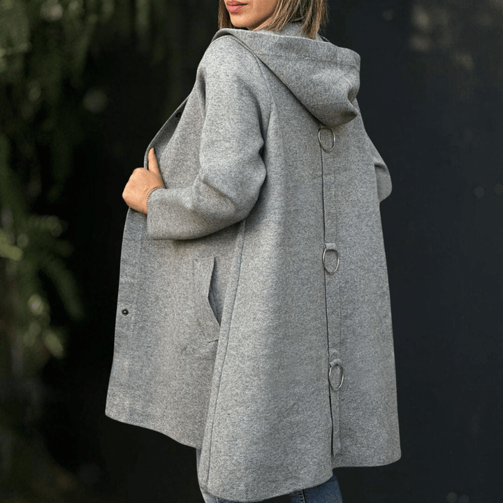 Levoire | Manteau À Capuche Sans Mélange Gris