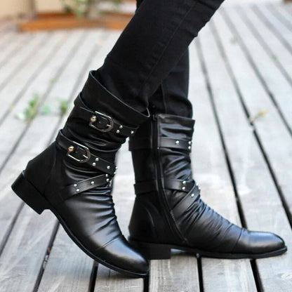 Levoire | Bottes en cuir vintage