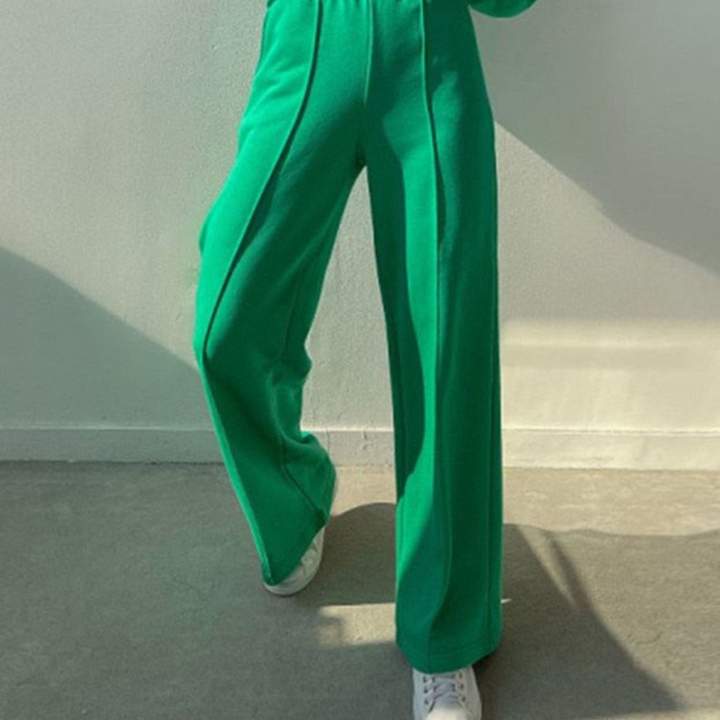 Levoire | Pull Luxueux À Manches Longues Avec Pantalon Large Ensemble À Deux Pièces