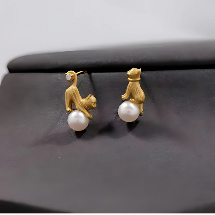 Levoire | Perle Mit Kat Boucles D'Oreilles