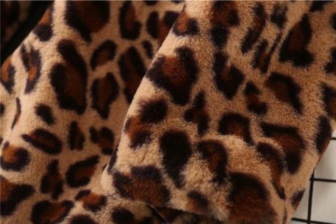 Levoire | Manteau En Fourrure Synthétique Pour Femmes Léopard