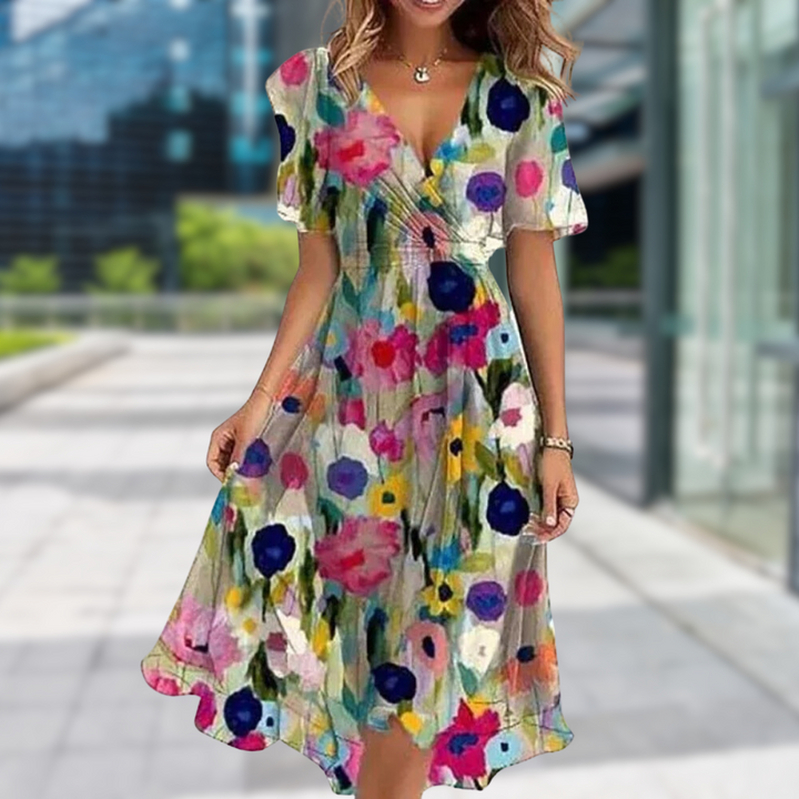 Levoire | Robe Élégante Simple Et Moderne Rosa