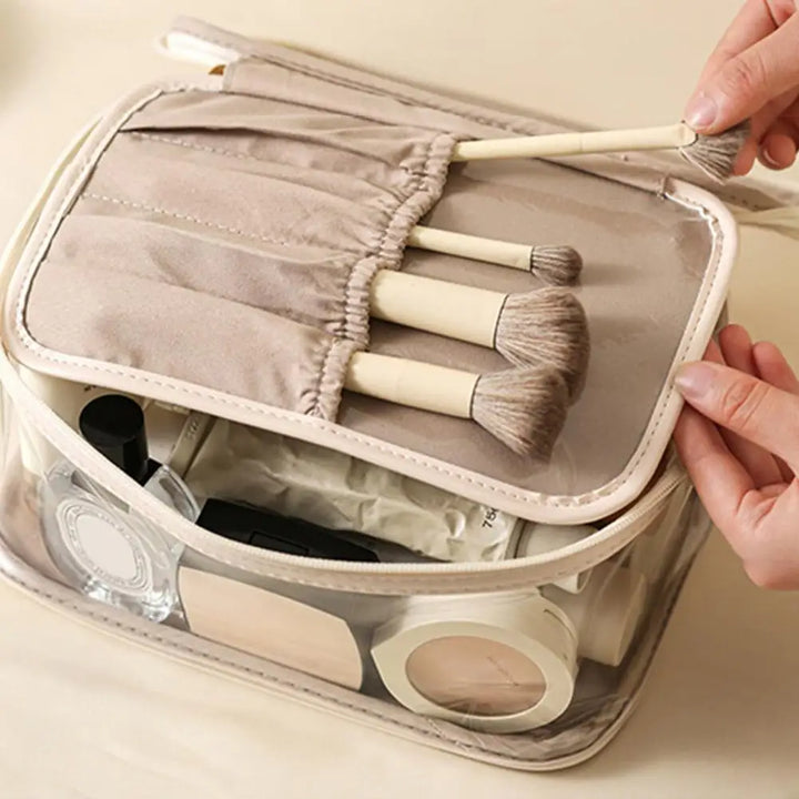 Levoire | Grande Trousse De Maquillage Étanche En Pvc Transparent